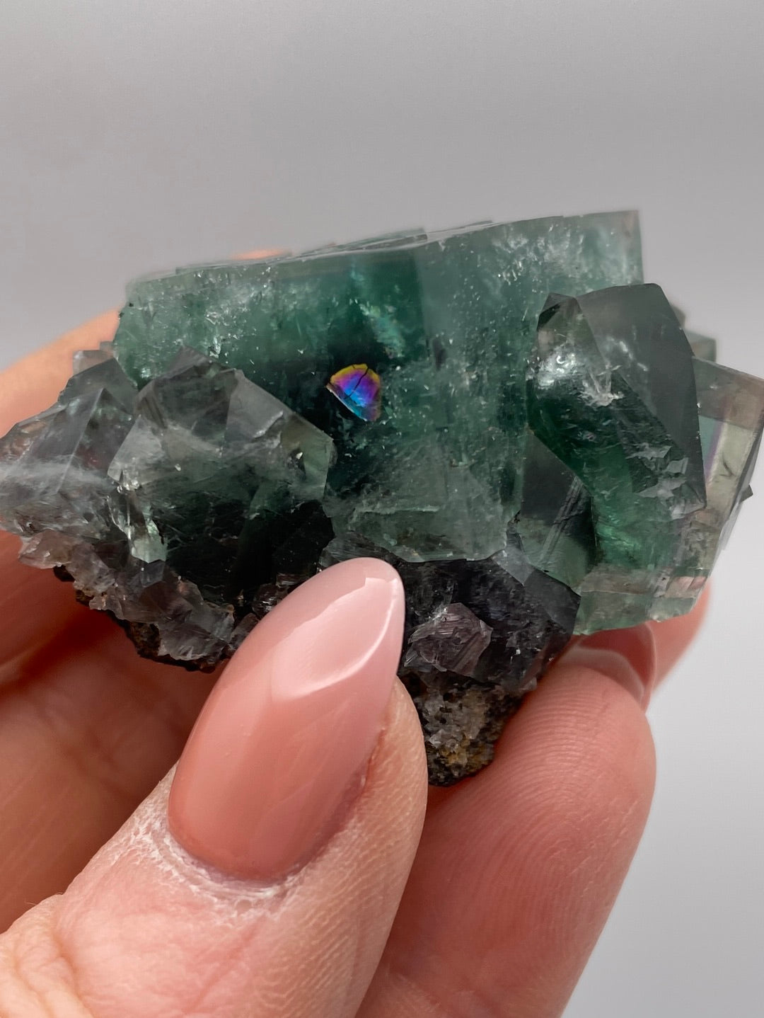 Fluorite- Rainbow's End Pocket, Lady Annabella, Co Durham, UK