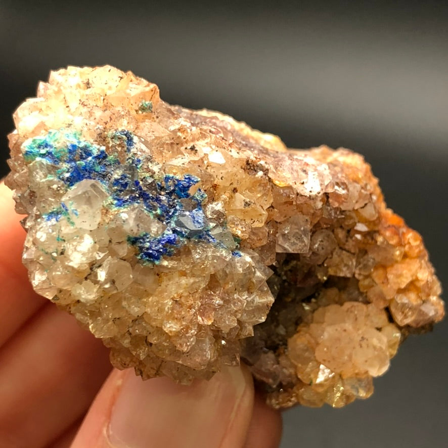 AUCTION- Linarite, Quartz- Sunshine #3 1/2 Adit, Blanchard Mines, Bingham, Socorro County, New Mexico, USA