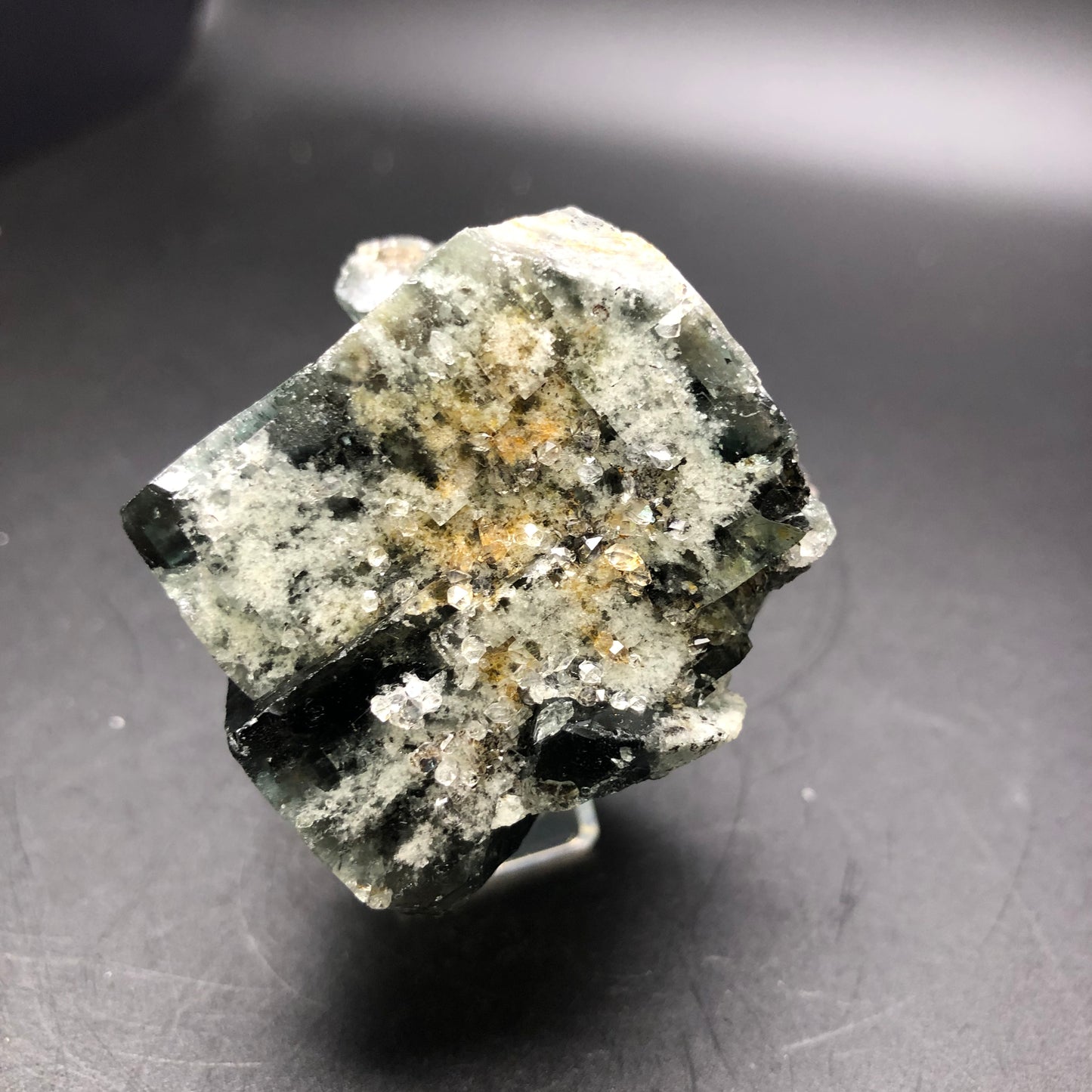 AUCTION- Fluorite- Milky Way Pocket, Diana Maria Mine, Frosterly, Weardale, Co. Durham, England