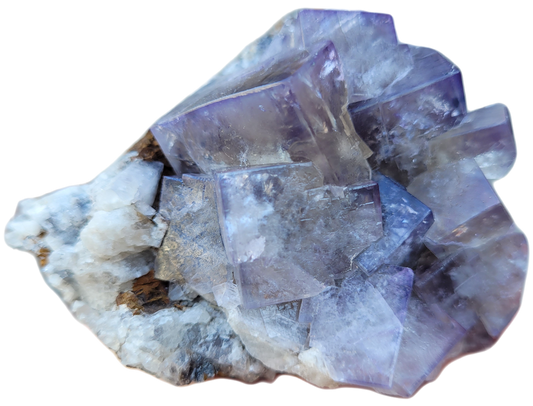 Fluorite,  Cromwell's Pocket,  Greenlaws Mine,  England