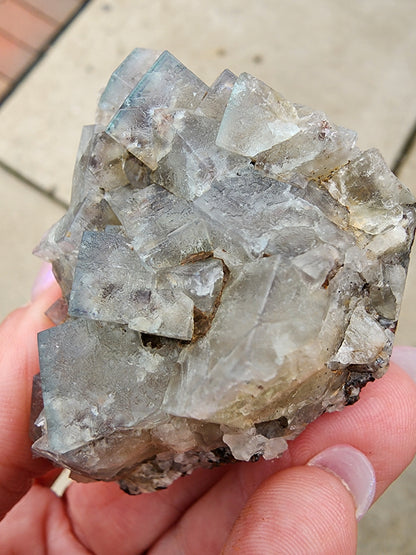 Fluorite,  Green Toad Pocket,  Lady Annabella Mine, Eastgate,  Weardale, Co. Durham, England