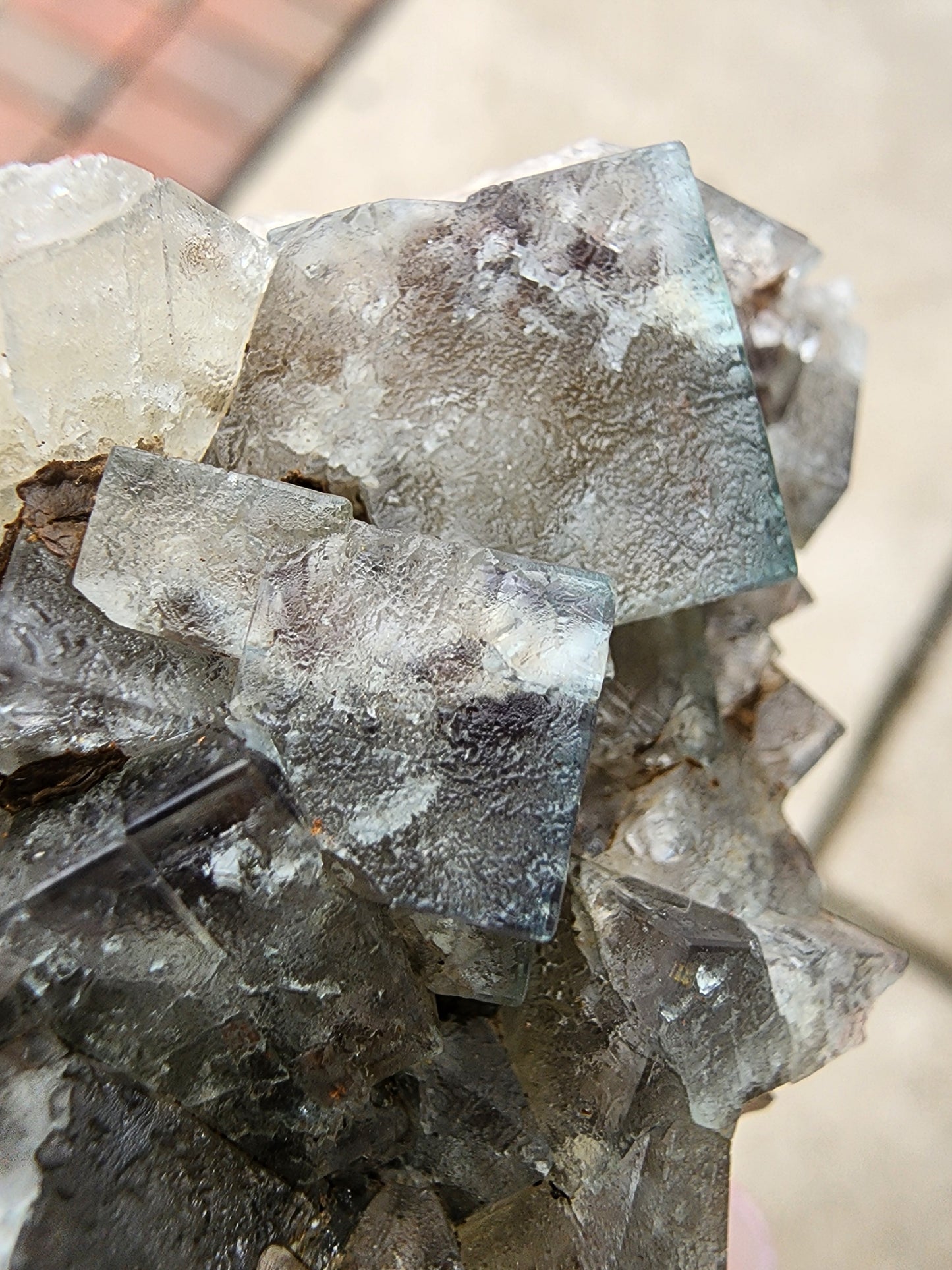 Fluorite,  Green Toad Pocket,  Lady Annabella Mine, Eastgate,  Weardale, Co. Durham, England