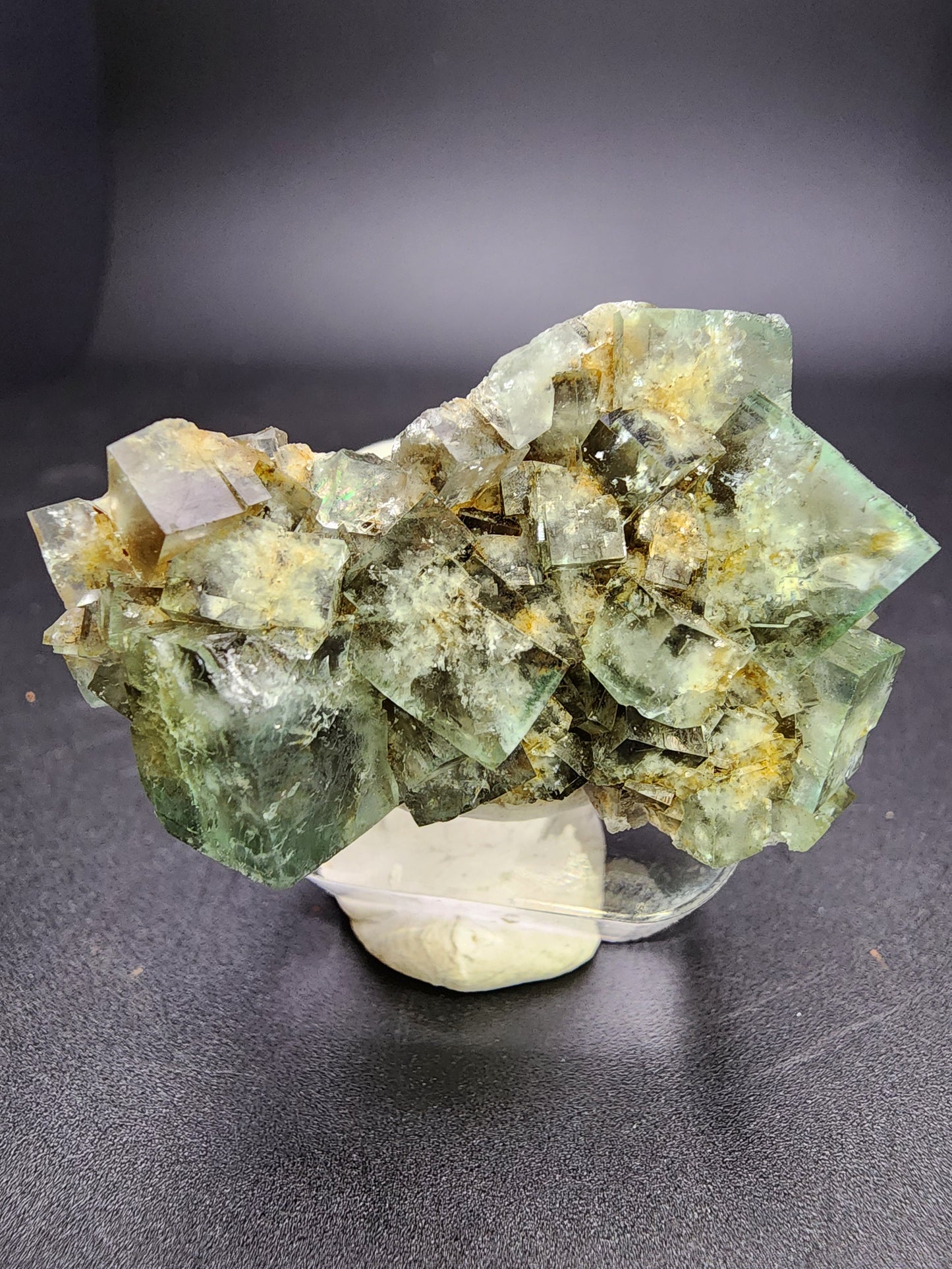 Fluorite Miniature-Hidden Forest Pocket, Diana Maria Mine, Frosterly Weardale, Co. Durham,  England