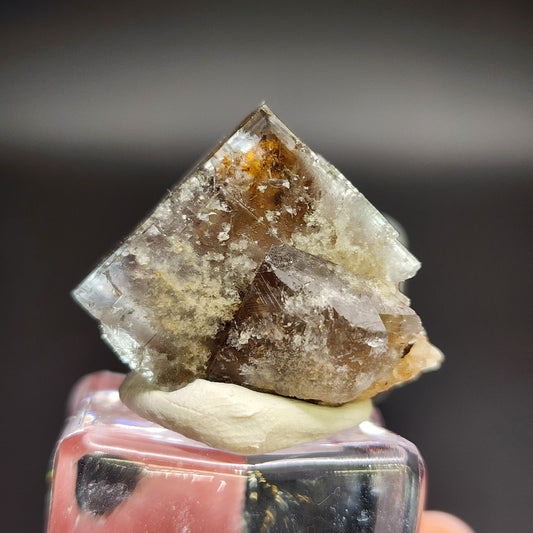 AUCTION- Fluorite- Hidden Forest Pocket, Diana Maria Mine, Frosterley, Weardale, Co. Durham, England