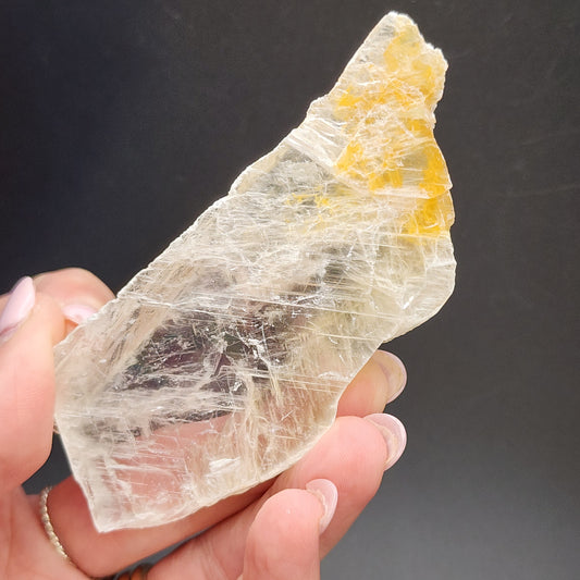 AUCTION- Golden Phantom (aka Creamsicle) Selenite- Creamsicle Mine, Emery Utah