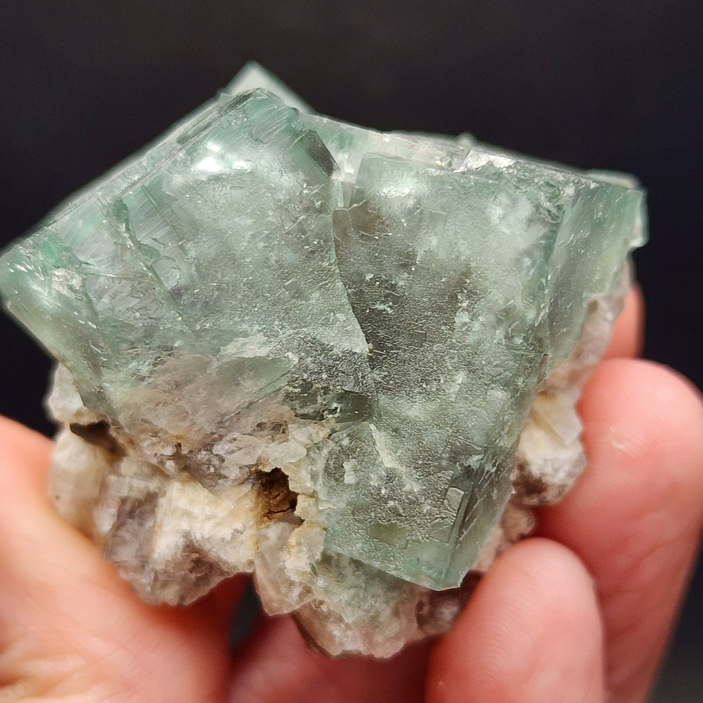 Fluorite- Fairy Holes Pocket, Lady Annabella Mine, Eastgate, Weardale, Co. Durham, England