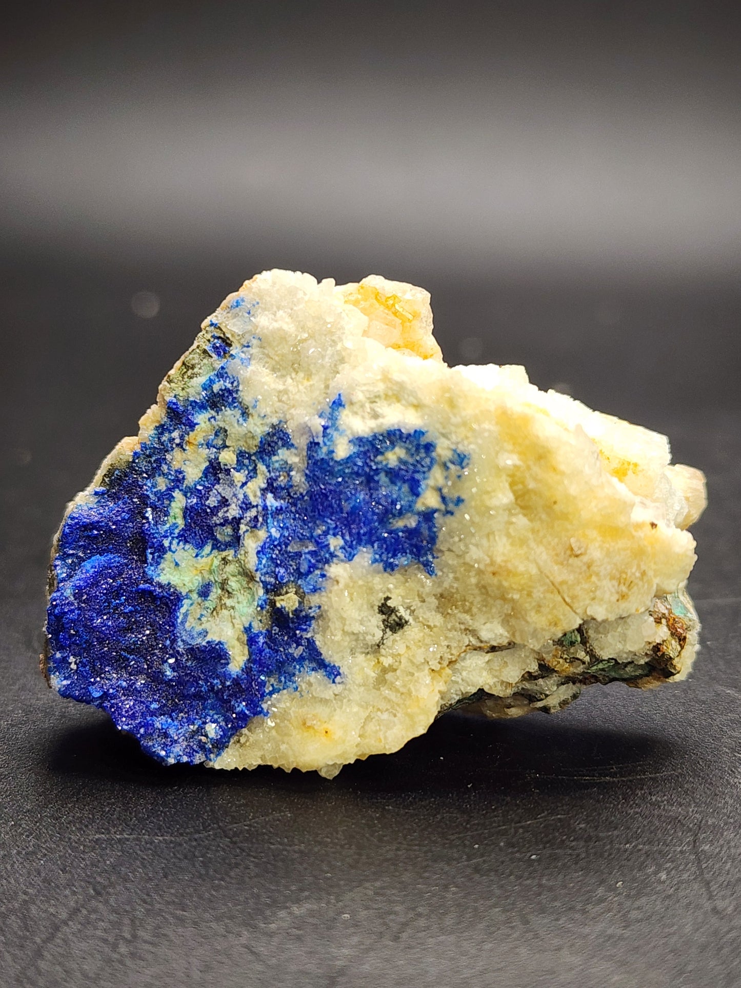 Linarite, Quartz- Sunshine #3 1/2 Adit, Blanchard, Socorro County, New Mexico, USA, sku 3035