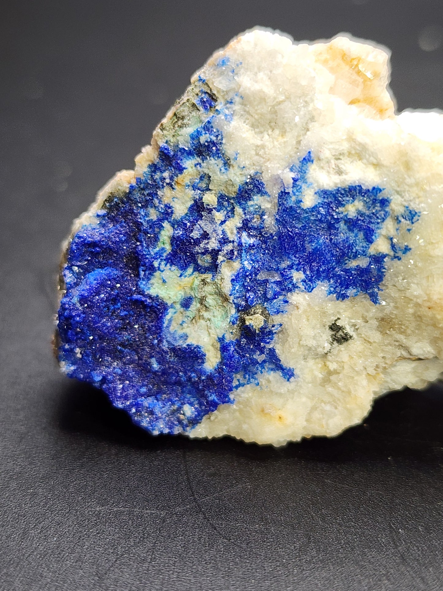 Linarite, Quartz- Sunshine #3 1/2 Adit, Blanchard, Socorro County, New Mexico, USA, sku 3035