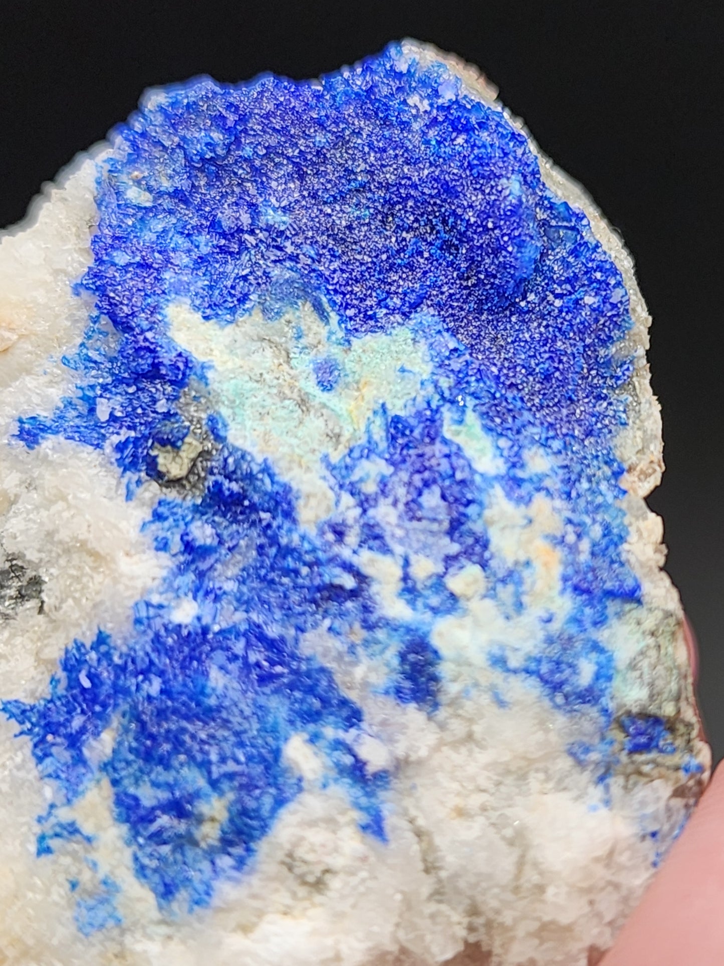 Linarite, Quartz- Sunshine #3 1/2 Adit, Blanchard, Socorro County, New Mexico, USA, sku 3035