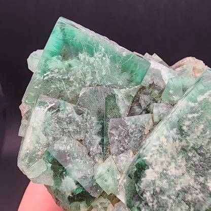 Fluorite- Fluorite- Toxic Apple Pocket, Poison Ivy, Lady Annabella Mine, Eastgate, Weardale, Co Durham, UK, sku3873