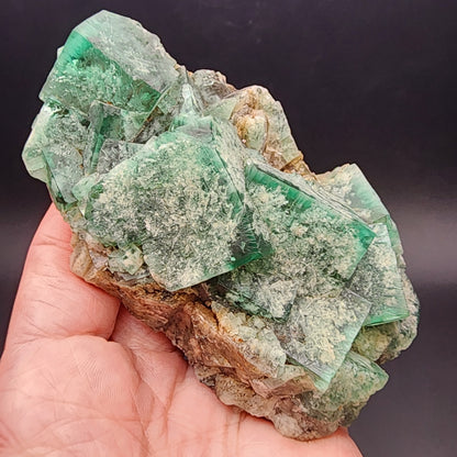 Fluorite- Fluorite- Toxic Apple Pocket, Poison Ivy, Lady Annabella Mine, Eastgate, Weardale, Co Durham, UK, sku3873