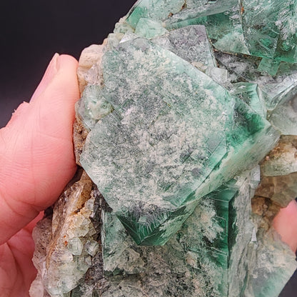 Fluorite- Fluorite- Toxic Apple Pocket, Poison Ivy, Lady Annabella Mine, Eastgate, Weardale, Co Durham, UK, sku3873