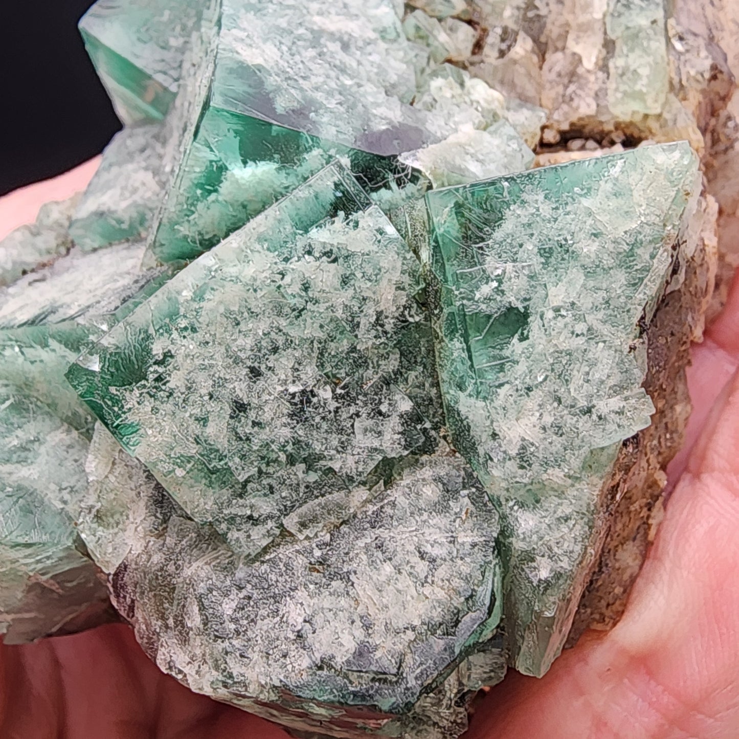 Fluorite- Fluorite- Toxic Apple Pocket, Poison Ivy, Lady Annabella Mine, Eastgate, Weardale, Co Durham, UK, sku3873