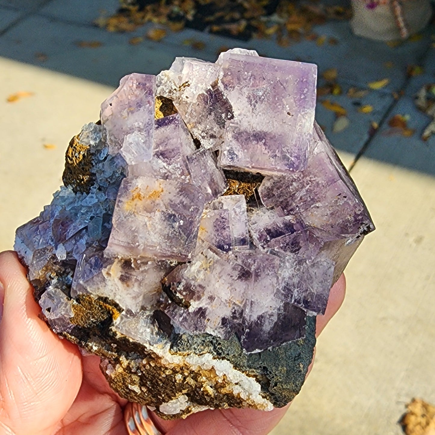 Fluorite- Boltsburn Mine, Rookhope, Stanhope, County Durham, England, UK, sku3872