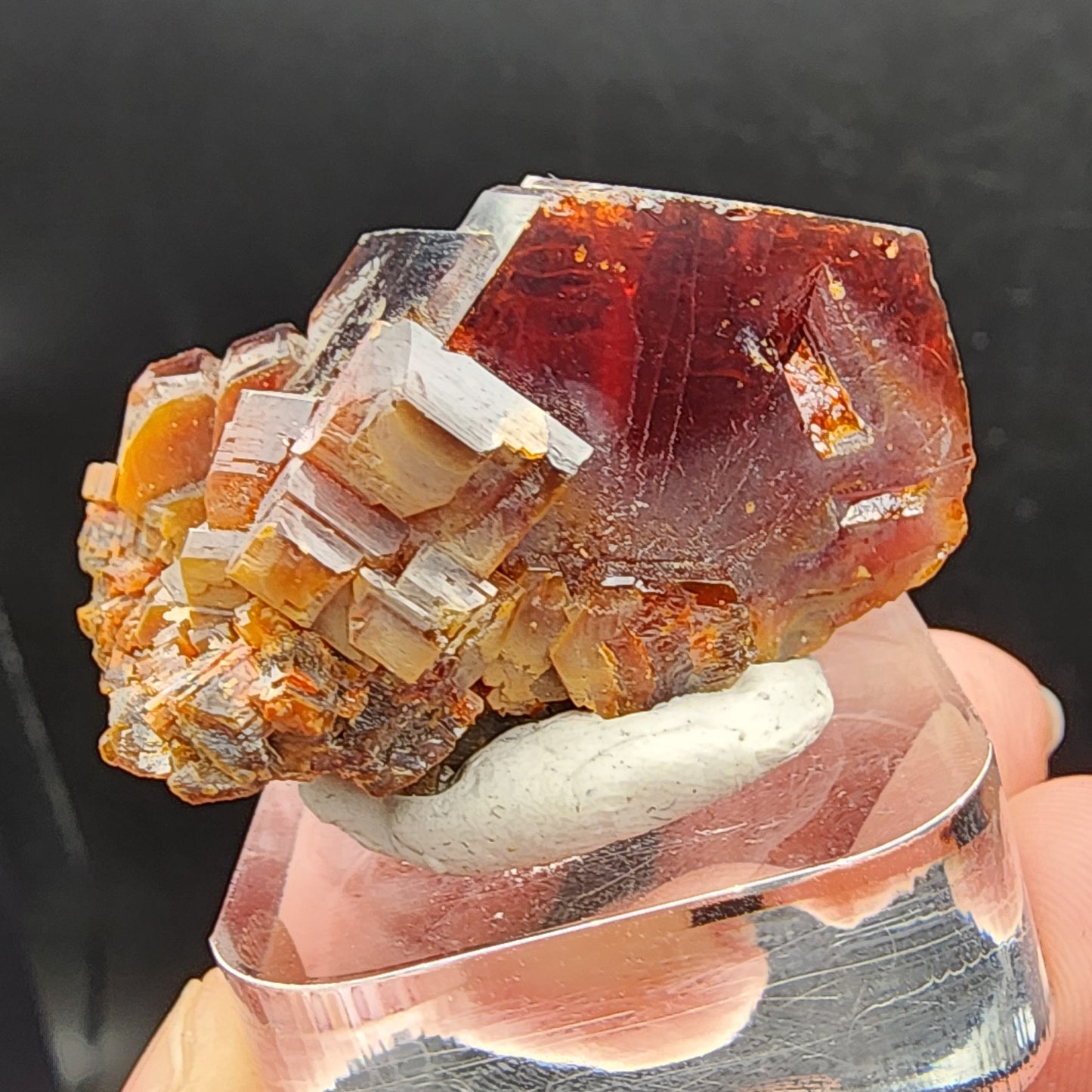 Vanadinite- Mibladen mining district, Midelt Province, Drâa-Tafilalet Region, Morocco, sku 3079