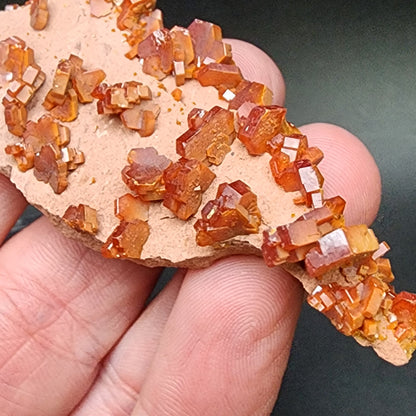 Vanadinite- Mibladen mining district, Midelt Province, Drâa-Tafilalet Region, Morocco, sku 3086