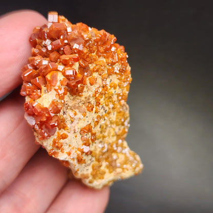 Vanadinite- Mibladen mining district, Midelt Province, Drâa-Tafilalet Region, Morocco, sku 3094