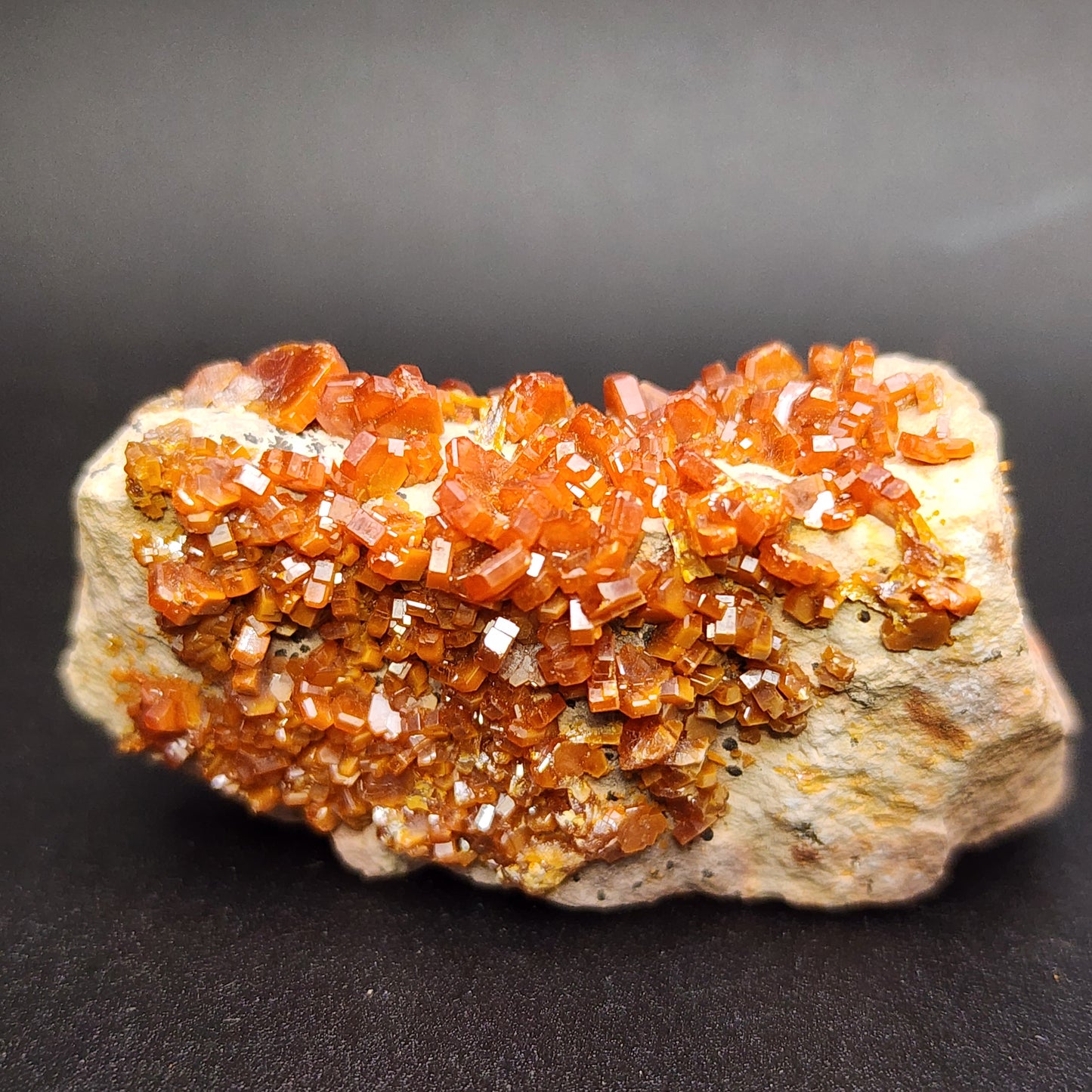 Vanadinite- Mibladen mining district, Midelt Province, Drâa-Tafilalet Region, Morocco, sku 3096