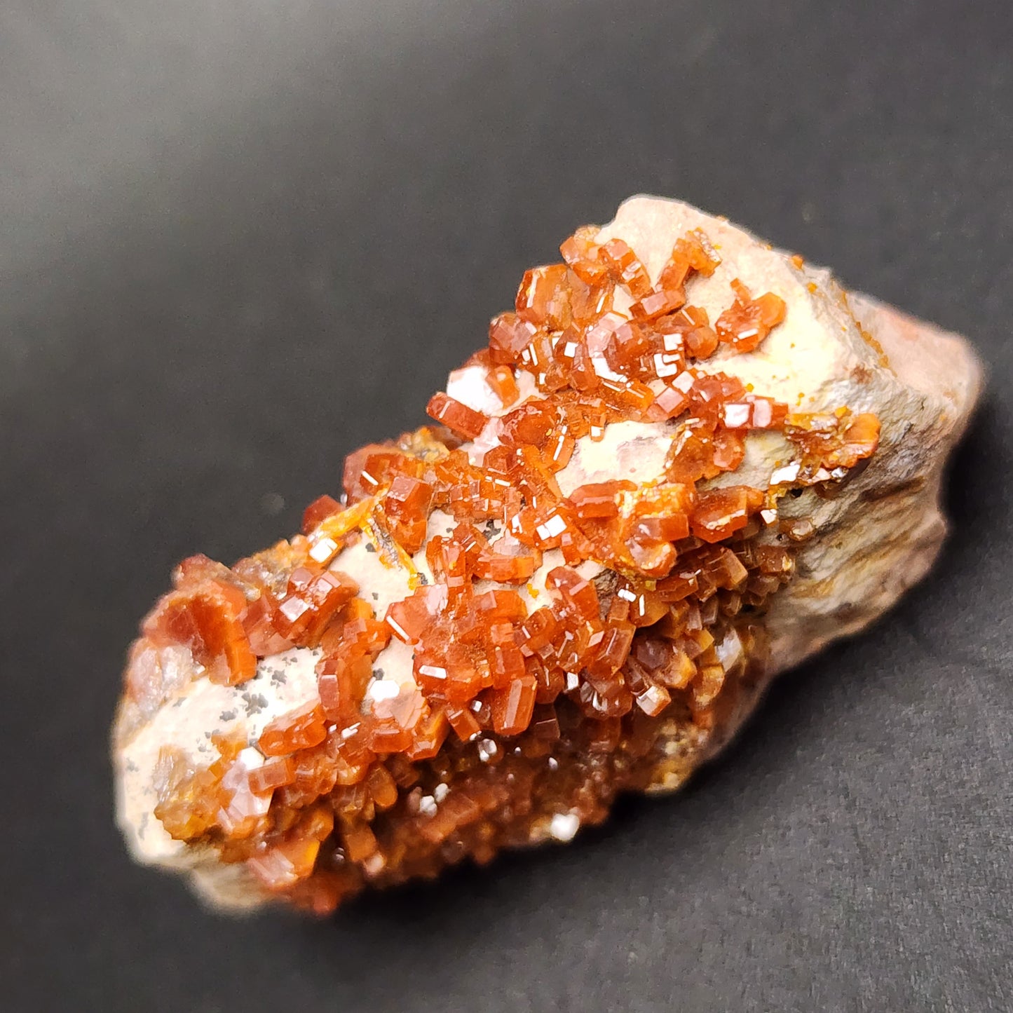 Vanadinite- Mibladen mining district, Midelt Province, Drâa-Tafilalet Region, Morocco, sku 3096