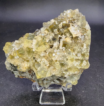 Fluorite- Honey Bear Pocket, Diana Maria Mine, Frosterley, Weardale, Co. Durham,  England, sku 4001