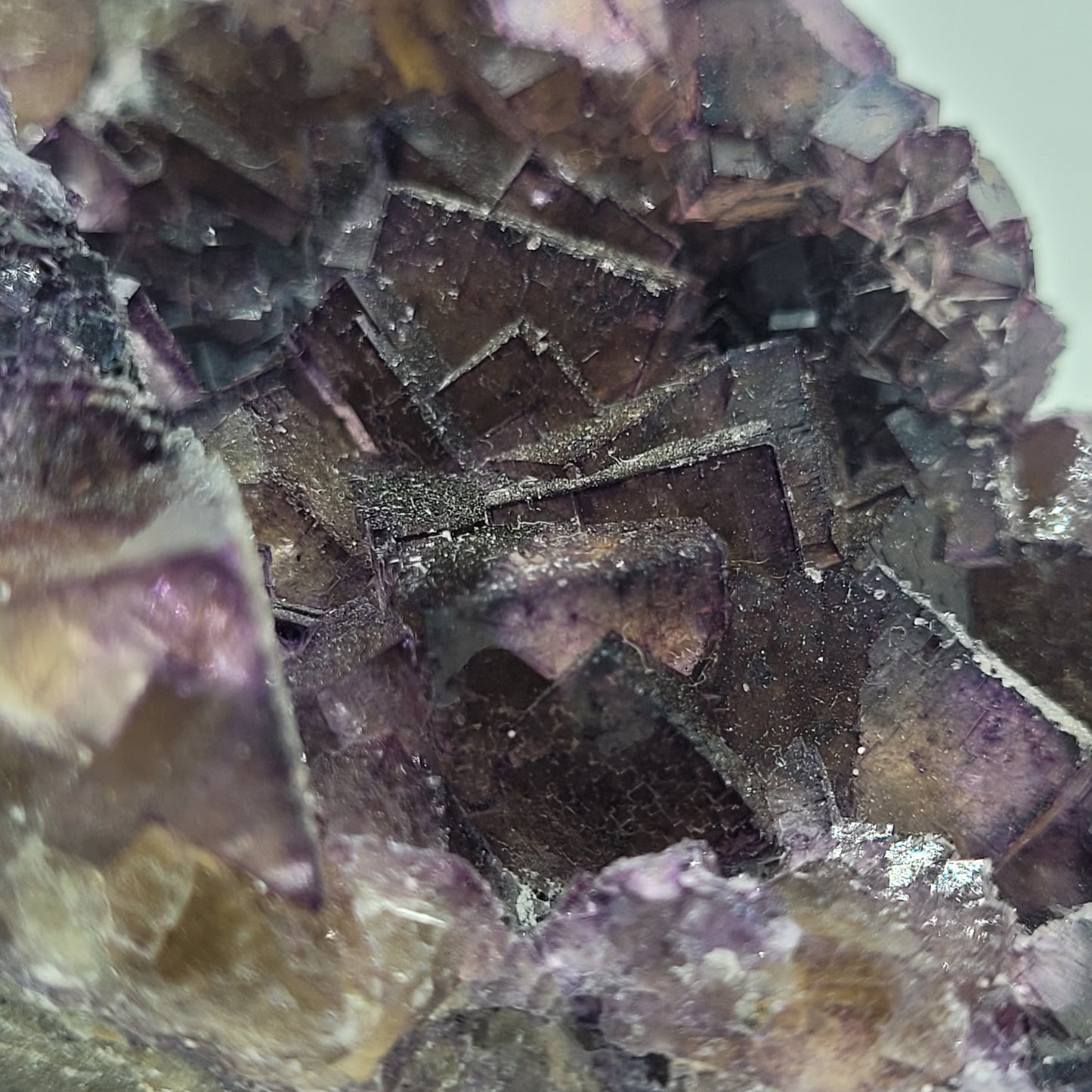 Fluorite- Highway 17 Roadcut (Rossport), Yesno Township, Thunder Bay District, Ontario, Canada, sku 816