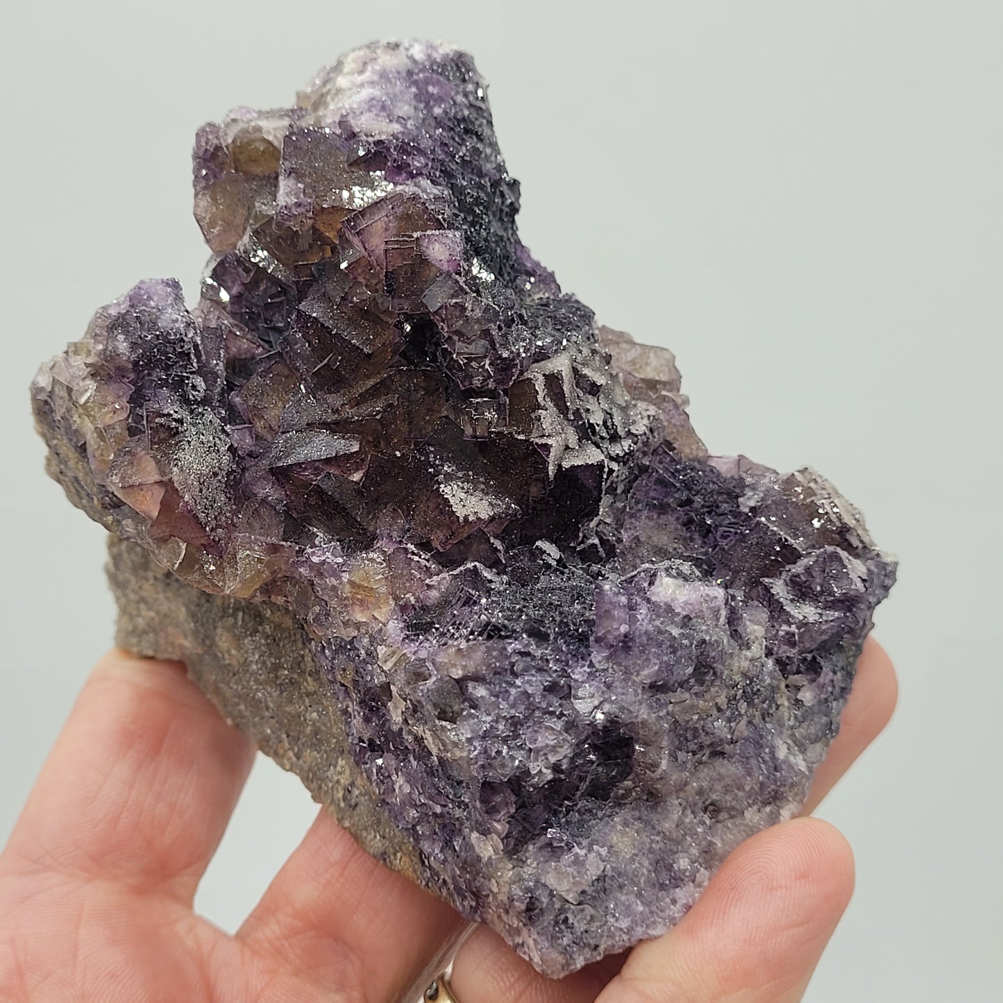 Fluorite- Highway 17 Roadcut (Rossport), Yesno Township, Thunder Bay District, Ontario, Canada, sku 816