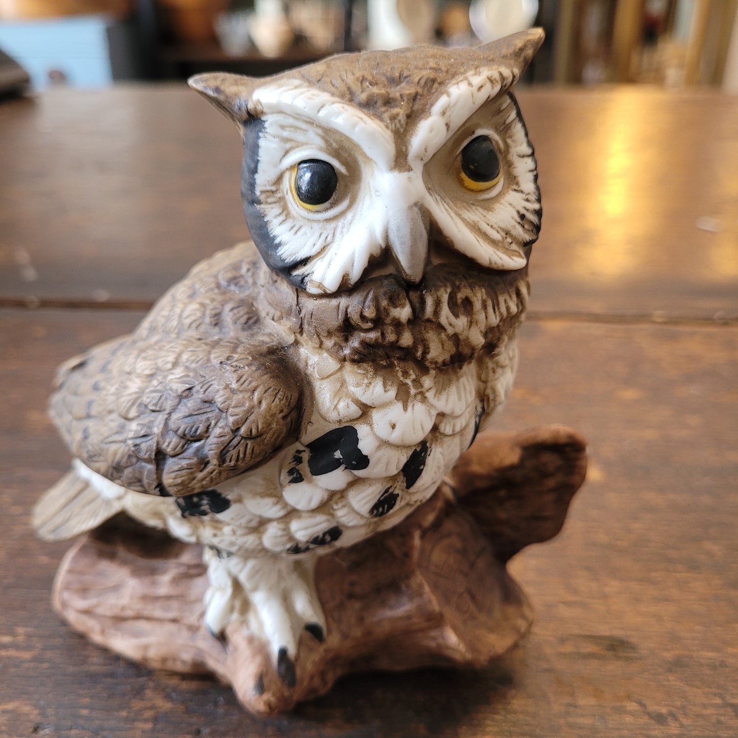 Vintage Homeco Porcelain Owl figure