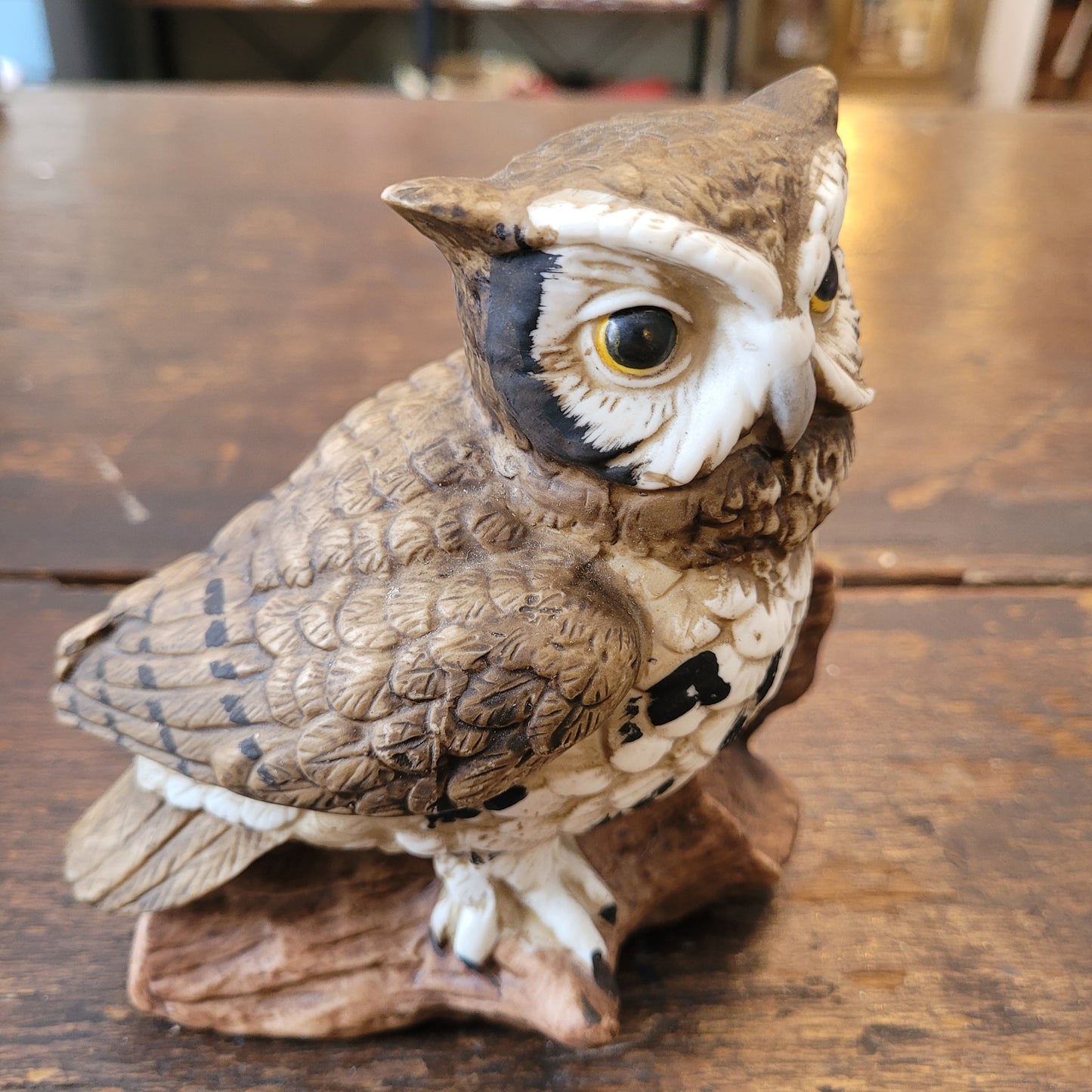 Vintage Homeco Porcelain Owl figure