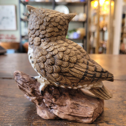 Vintage Homeco Porcelain Owl figure