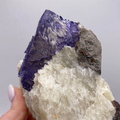 Fluorite- Elmwood Mine, Carthage, Smith County, Tennessee, USA