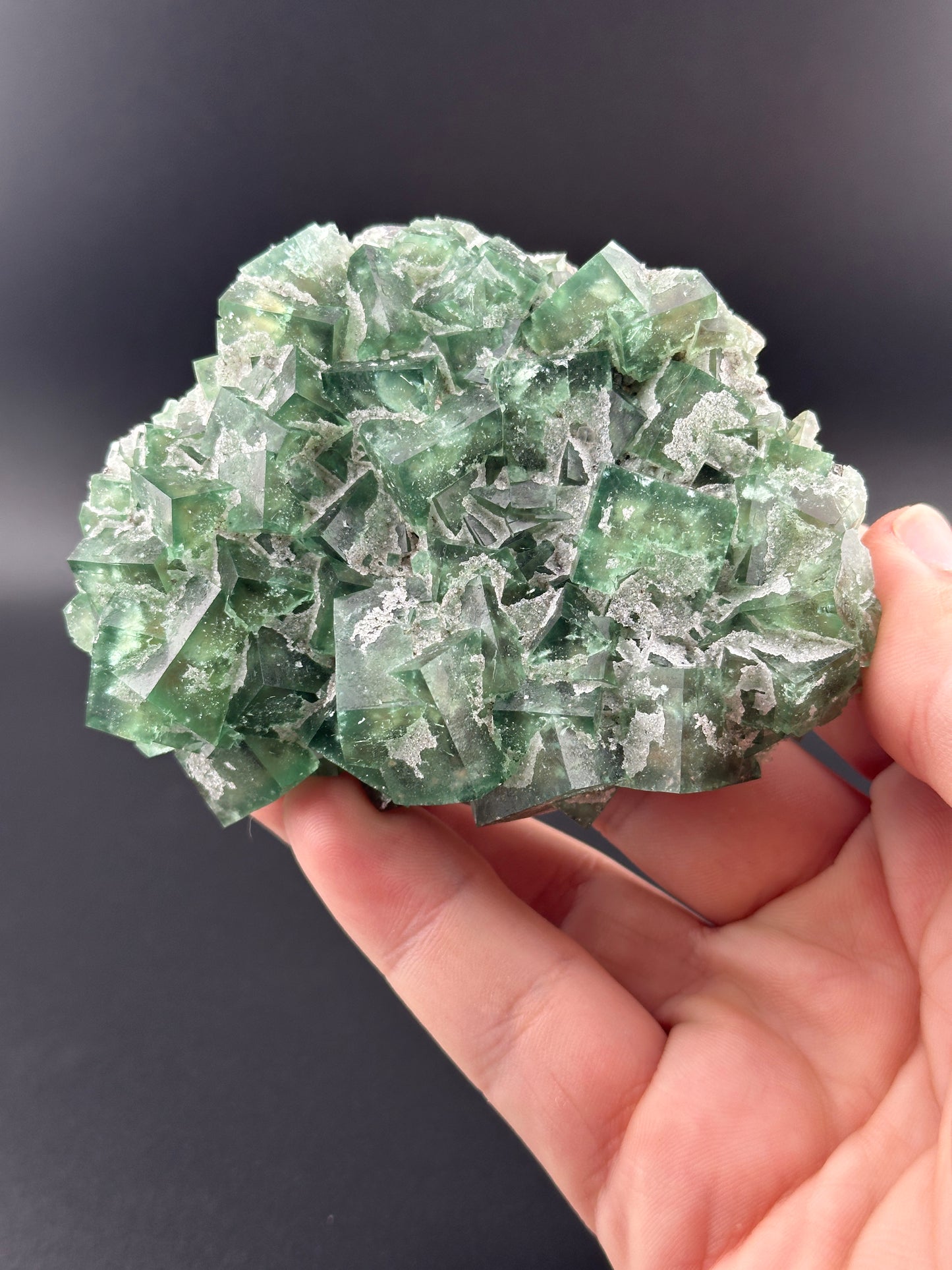 Fluorite- Northern Lights Pocket, Diana Maria Mine, Frosterley, Co Durham, UK, NL001T