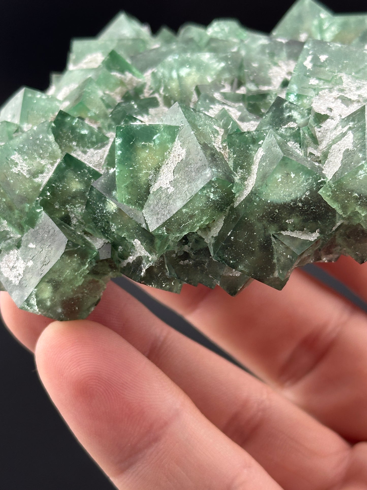 Fluorite- Northern Lights Pocket, Diana Maria Mine, Frosterley, Co Durham, UK, NL001T