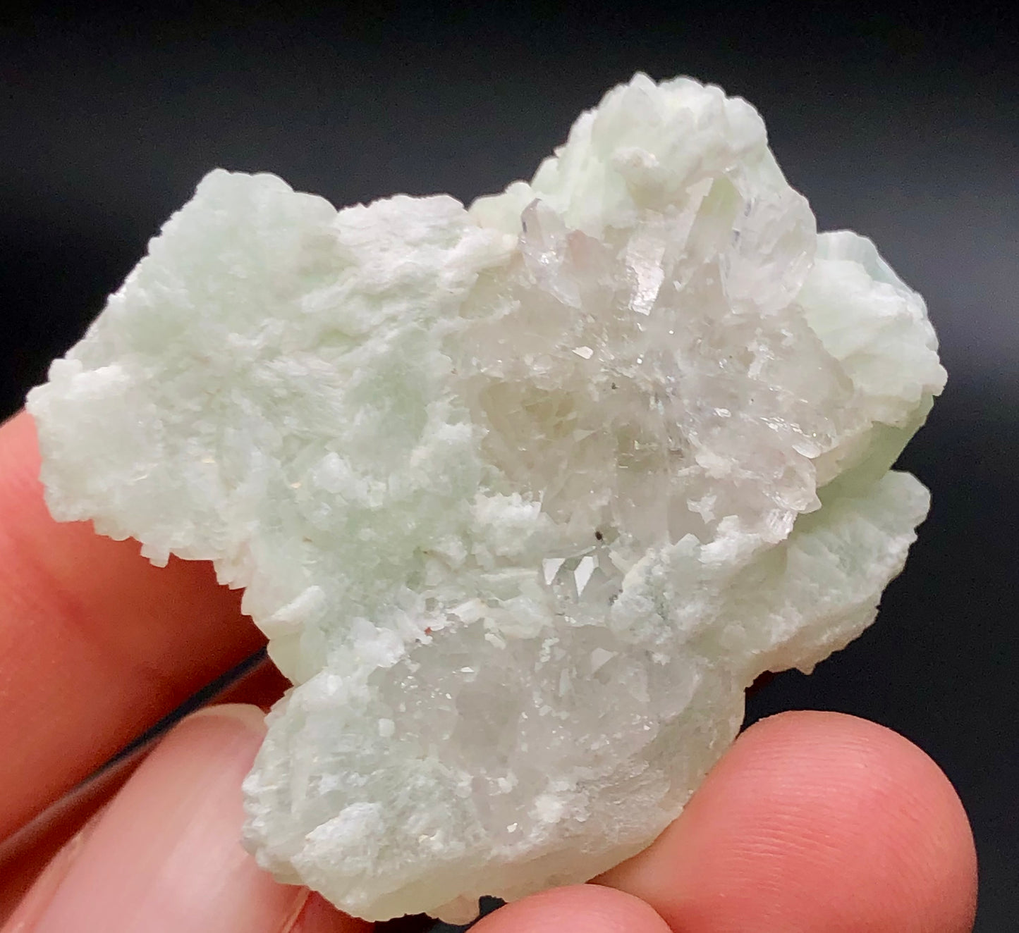 AUCTION- Prehnite- Imilchil, Imilchil Caïdat, Imilchil Cercle, Midelt Province, Drâa-Tafilalet Region, Morocco