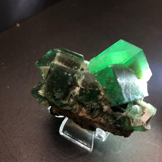 AUCTION- Fluorite- Greedy Hog Pocket, Diana Marie Mine, Frosterly, Weardale, Co. Durham, England