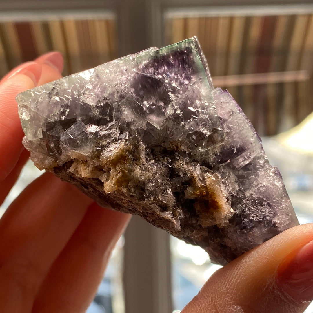 Fluorite- Rainbow's End Pocket, Lady Annabella, Co Durham, UK