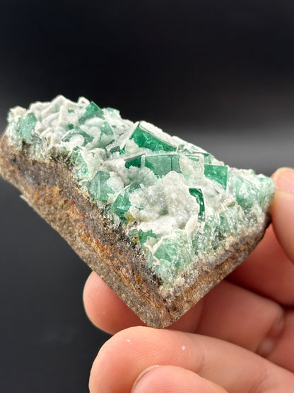 Fluorite- Frosterley Pocket, Diana Maria Mine, Frosterley, Co Durham, UK, FS001