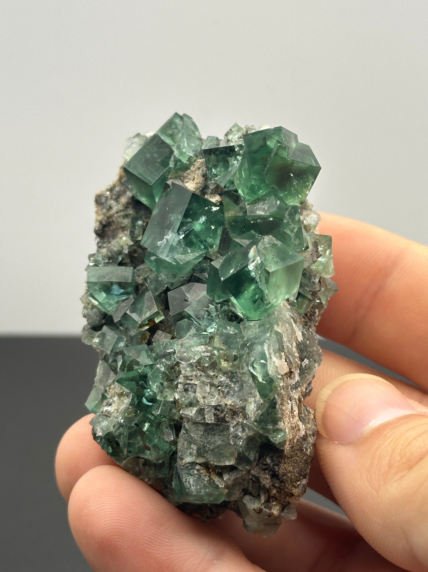 Fluorite- Cousin Jack Pocket, Rogerley Mine, Weardale, Co Durham, UK, CJ001