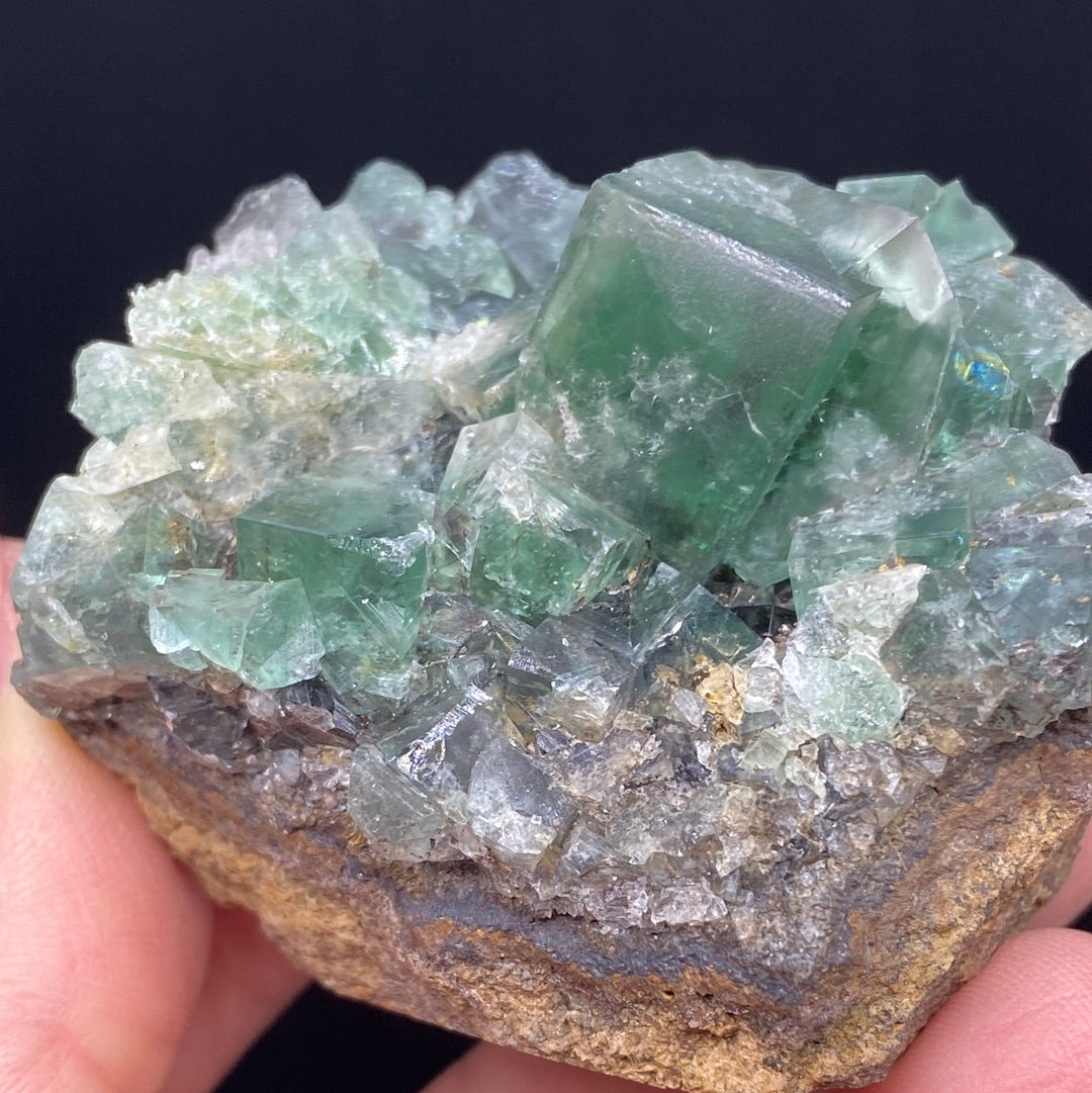 Fluorite- Rainbow's End Pocket, Lady Annabella, Co Durham, UK