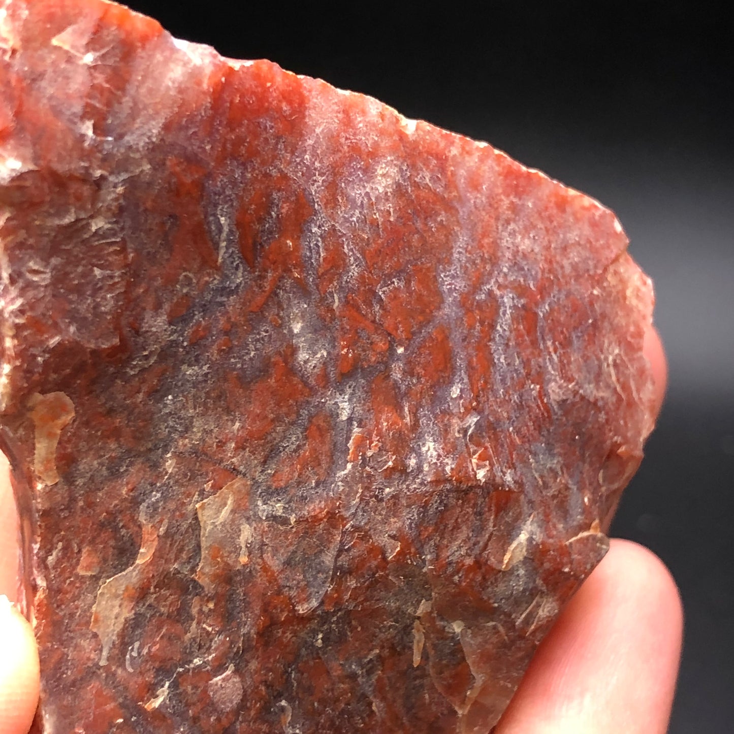 AUCTION- Red agate- unk locality