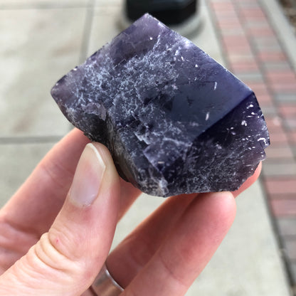 AUCTION- Fluorite- Purple Rain Pocket, Lady Annabella Mine, Eastgate, Weardale, Co. Durham, England