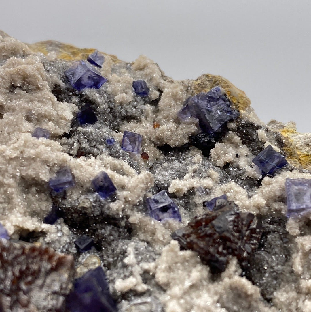 Fluorite, Sphalerite, Quartz- Elmwood Mine, Smith County, TN, USA