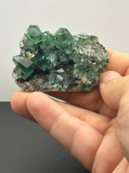 Fluorite- Cousin Jack Pocket, Rogerley Mine, Weardale, Co Durham, UK, CJ001