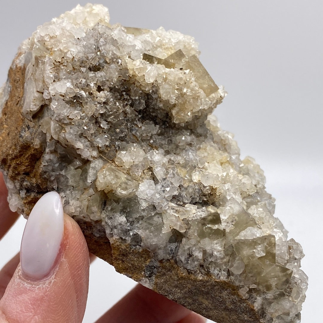 Fluorite, Quartz- Harvest Pocket, Lady Annabella, Co Durham, UK