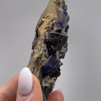 Fluorite, Sphalerite, Quartz- Elmwood Mine, Smith County, TN, USA