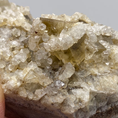 Fluorite, Quartz- Harvest Pocket, Lady Annabella, Co Durham, UK