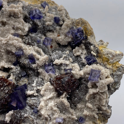 Fluorite, Sphalerite, Quartz- Elmwood Mine, Smith County, TN, USA