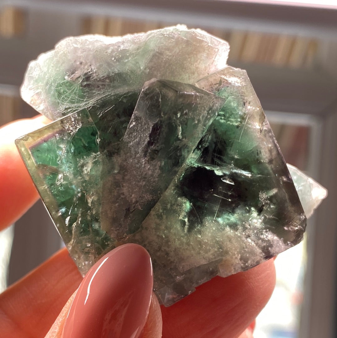 Fluorite- Rainbow's End Pocket, Lady Annabella, Co Durham, UK