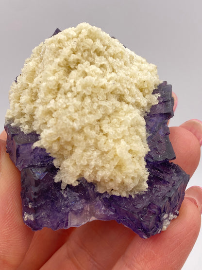 Fluorite, Barite, Sphalerite- Elmwood Mine, Smith County, Tennessee, USA