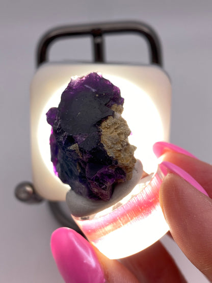 Fluorite- Denton Mine, Harris Creek Mining Sub-District, Hardin County, Illinois, USA