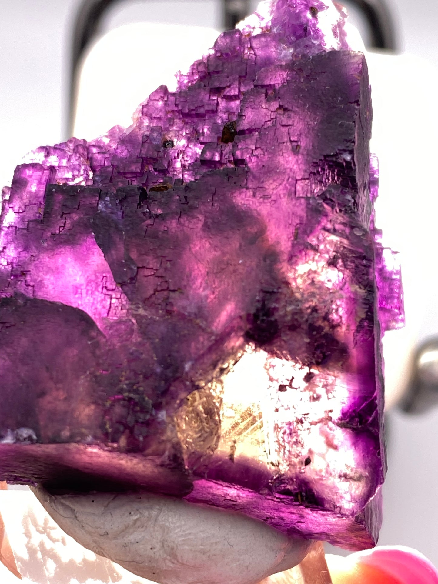 Fluorite- Denton Mine, Harris Creek Mining Sub-District, Hardin County, Illinois, USA